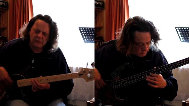 'So What' composed by Miles Davis, performed on piccolo bass guitar and bass guitar (cover) смотреть онлайн