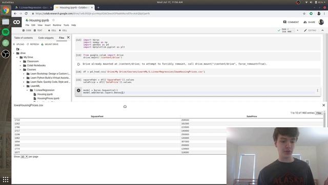Predict Housing Prices Using Linear Regression | Learn Keras #2 смотреть онлайн