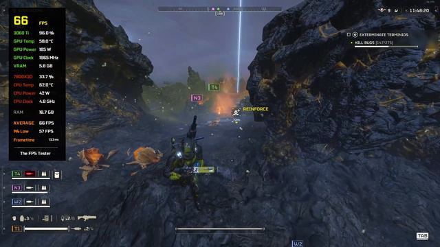 Helldivers 2 l RTX 3060 Ti + Ryzen 7 7800X3D l 1440p Medium Settings смотреть онлайн