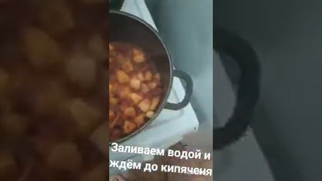 Гречка с говядиной и картошкой ,простой способ приготовить гречку смотреть онлайн