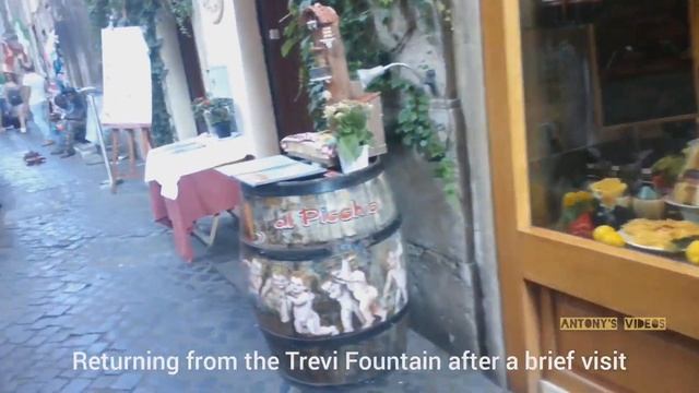 ROME, ITALY / Amazing Trevi Fountain (Fontana Di Trevi Roma) /18th Centuary Baroque Fountain In Rom смотреть онлайн