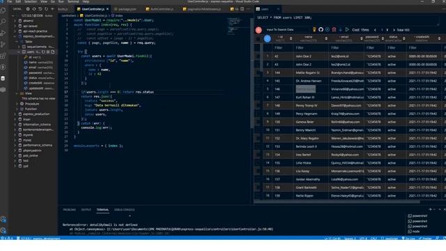 14. EXPRESSJS + SEQUELIZE CLI + MYSQL - Menampilkan Data dengan FindAll() dan WHERE смотреть онлайн