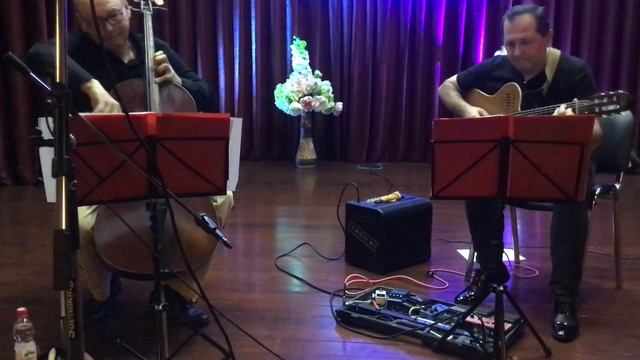 Дуэт «Оранж» Duet Orange Сорванные цветы Pisando Flores V.Filimonov S.Chechetkin виолончель гитара смотреть онлайн