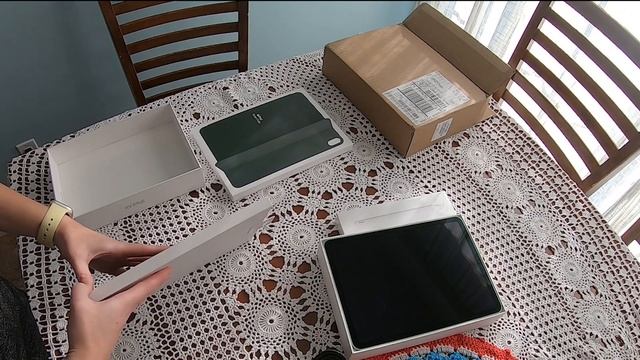 Unboxing iPad Air 4 Green + Smart Folio + Apple Pencil 2 смотреть онлайн