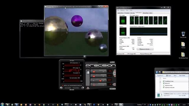 Ray Tracer using NVIDIA CUDA on GTX 680 смотреть онлайн