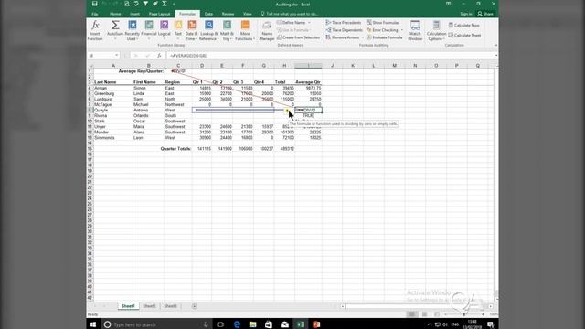 How to locate errors in formulas when using Excel смотреть онлайн