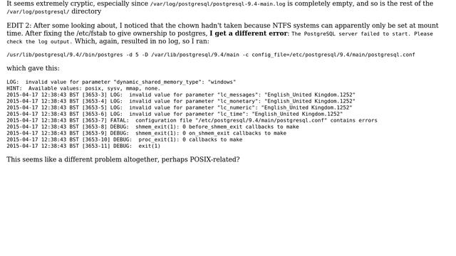 Sharing PostgreSQL database on one dual-boot machine without duplication (cross-platform) смотреть онлайн