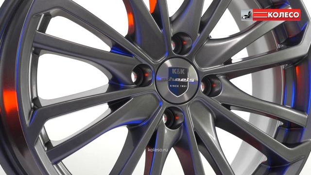 Литые диски К&К Рим КС622, КС639, КС583 цвет Дарк платинум | КОЛЕСО.ру смотреть онлайн