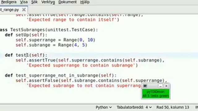 Developing Range class in Python, 2/2 смотреть онлайн