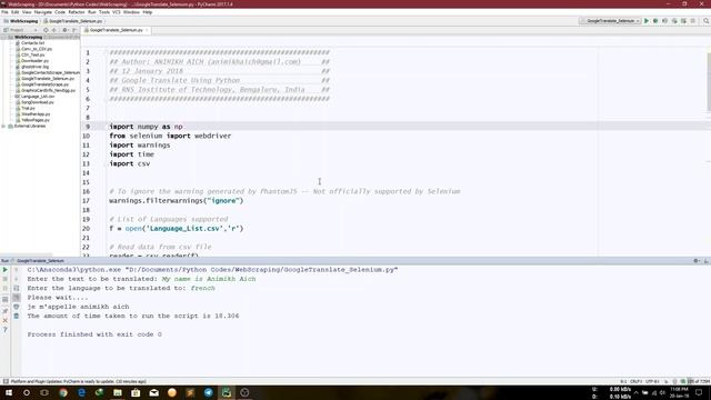 Using Google Translate with Selenium and Python смотреть онлайн
