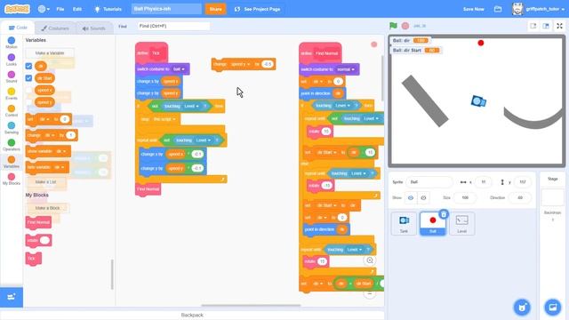 How to make Physics in Scratch | Full Tutorial смотреть онлайн