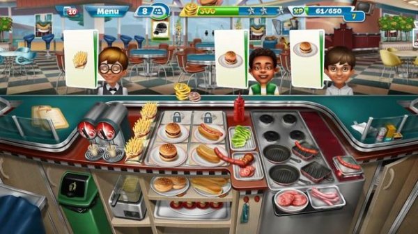 Cooking Fever Game Part-(01)Fast Food Court Level-(26-30)Restuarent Cooking Game Android Game Video