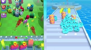 FAIGTER CUBE WAR MERGE IDLE VS NUMBER RUN MERGE 3D MATH GAMEPLAY NEW LEVEL