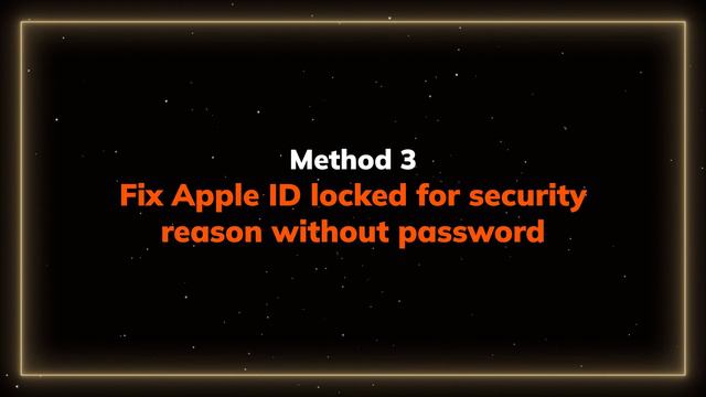 [2024] Top 3 Ways To Fix Apple ID Locked For Security Reasons | Apple ID Disabled |100% Works