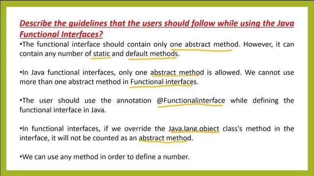 functional interface in java || java8 features || Functional Interface || single abstract method i смотреть онлайн