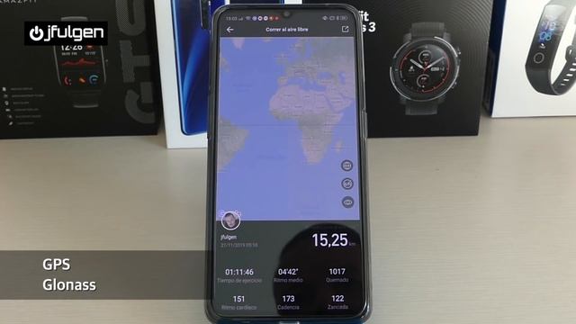 AmazFit Stratos 3 - GPS смотреть онлайн