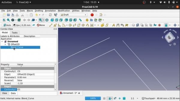 FreeCAD: Sketcher - Offset / Outline Geometry and Problems and Fixes Converting to a Sketch