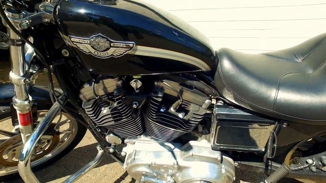 Мотоциклы из Америки. 2003 Harley-Davidson XLH 883 HUGGER 100 anniversary. смотреть онлайн
