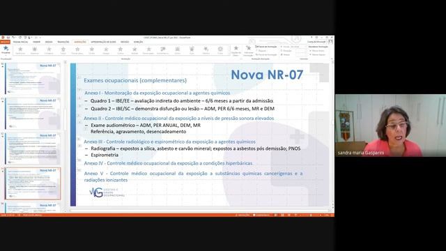 REUNIÃO MAIO CESST NOVA NR 07 CONVIDADA DRA SANDRA GASPARINI смотреть онлайн