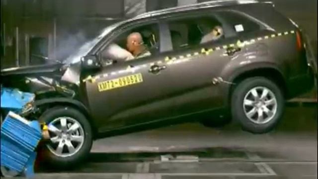 Kia Sorento crash test смотреть онлайн