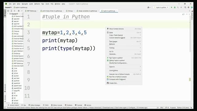 Only 1% Programmers know this Magic About Tuple | Code Marathi смотреть онлайн