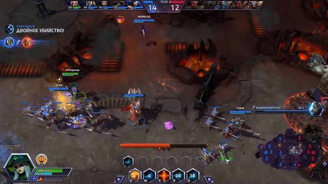 Heroes of the storm/Герои шторма. Pro gaming. НОВАЯ Вайтмен. Heal билд. смотреть онлайн