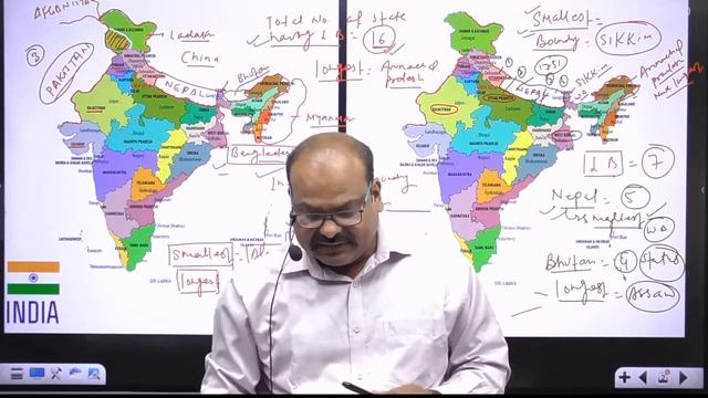 India Mapping in 25 Class | Set 1 | Indian geography | india mapping | studyiq pcs смотреть онлайн