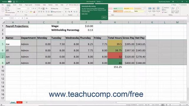 Excel 2019 & 365 Tutorial Adjusting Column Width and Row Height Microsoft Training смотреть онлайн