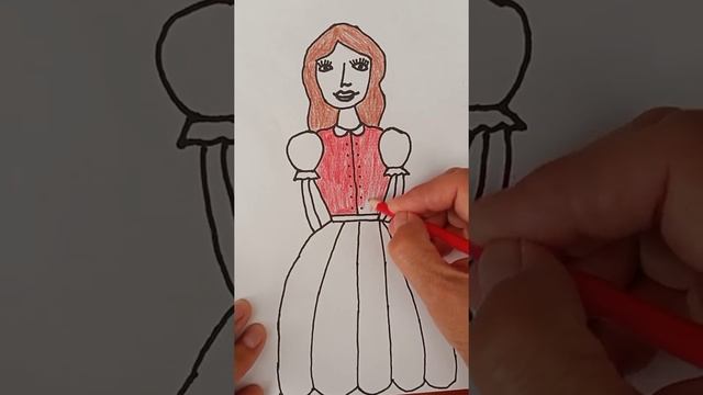 17 мая 2023 г.Как нарисовать и раскрасить милую принцессу. How to draw a little Princess смотреть онлайн