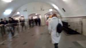 Москва.Метро.Переход с Таганской радиальной на кольцевую.