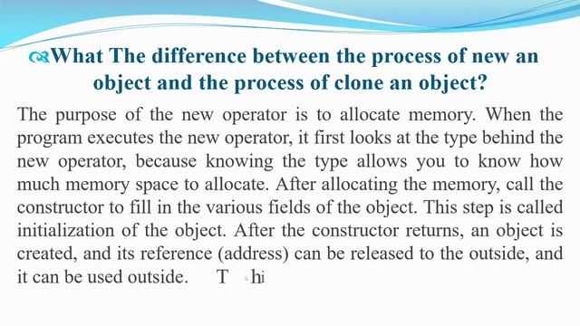 New and object VS clone an object | JAVA INTERVIEW QUESTIONS смотреть онлайн