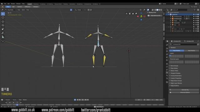Разбираемся с ригами | Основы анимации в Blender 2.8, ч.4 смотреть онлайн