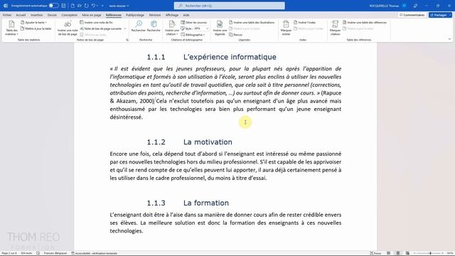 Créer une BIBLIOGRAPHIE automatique aux normes APA dans WORD - Tutoriel Office смотреть онлайн