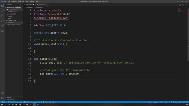 Beginners Guide to I2C on the Raspberry Pi Pico (BNO055 IMU Example) смотреть онлайн