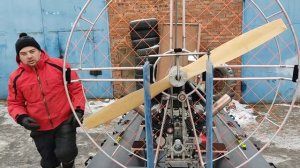 как установить винт на аэролодку