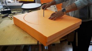 Резка пенопласта  Как вырезать круг термоструной