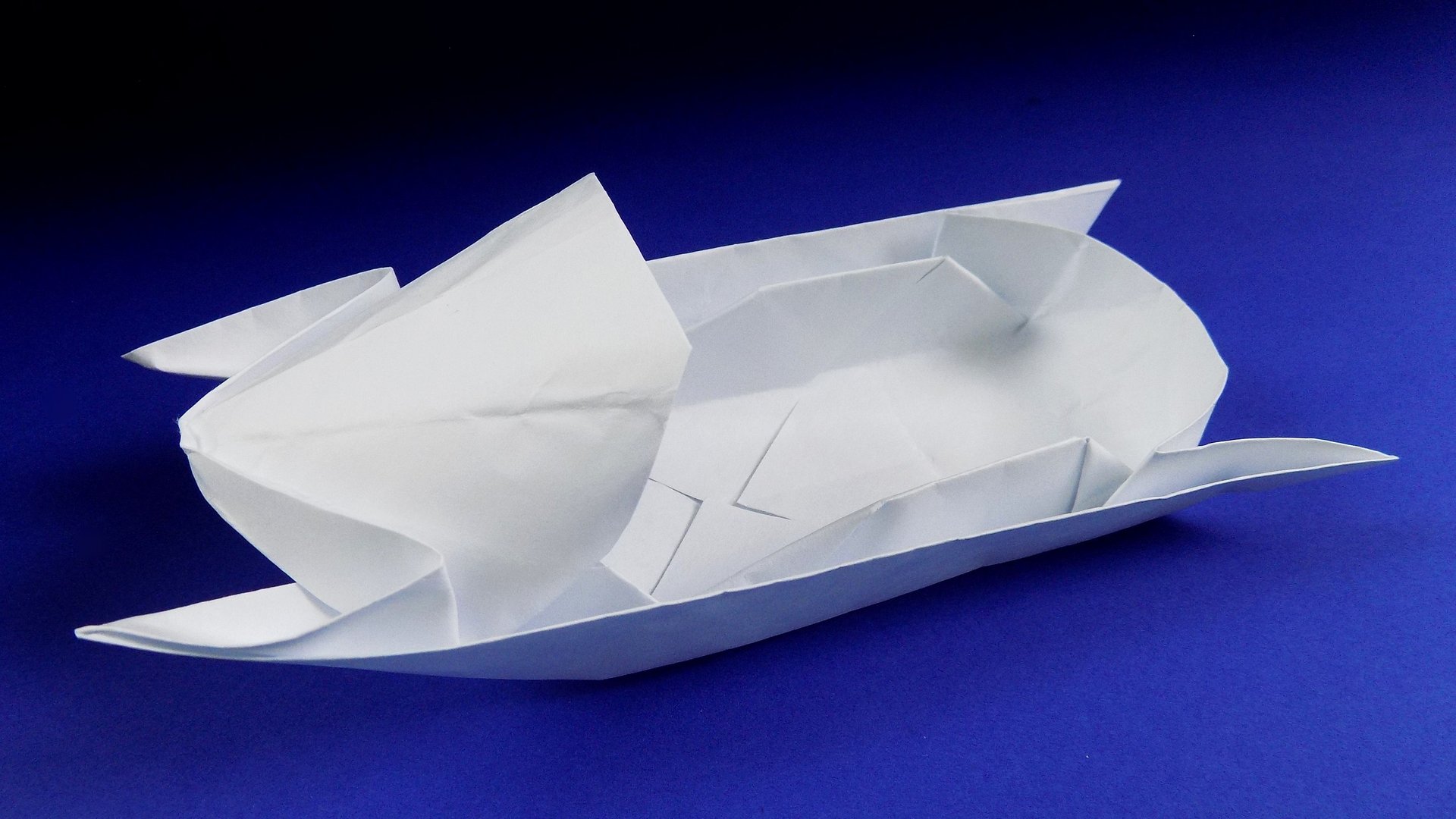How To Make A Paper Snowmobile. Origami Snowmobile