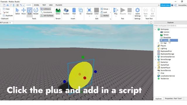 How to make collectable cash - Roblox Studio смотреть онлайн