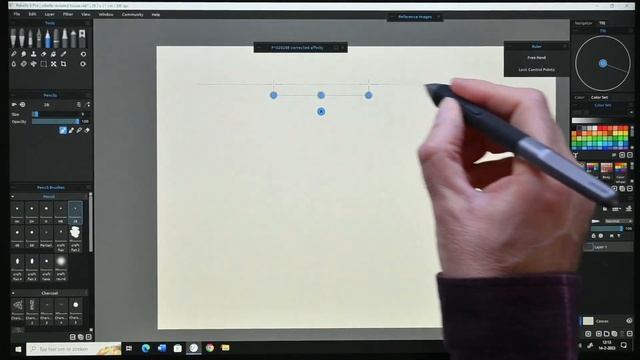 Rebelle Revealed Episode 3 - Creating An Artwork - Starting A Sketch