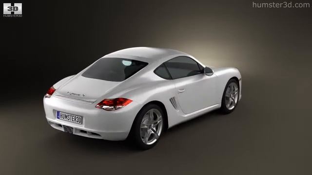 Porsche Cayman S 2011 by 3D model store Humster3D.com смотреть онлайн