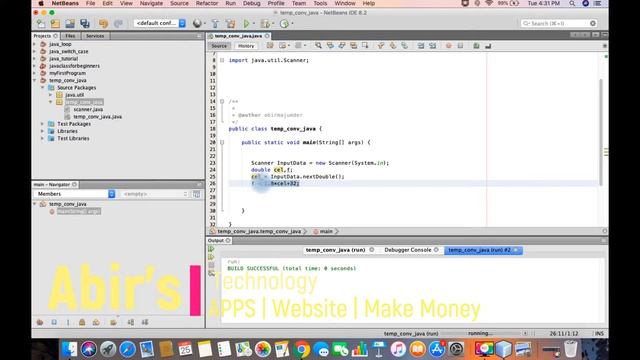 Java Bangla tutorial | Part 10 | Temperature Conversion Formula | Fahrenheit to Celsius смотреть онлайн