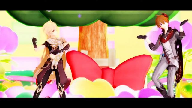 [ MMD Genshin Impact ] スキキライ/ Suki Kirai [ Aether & Childe/Tartaglia ] смотреть онлайн