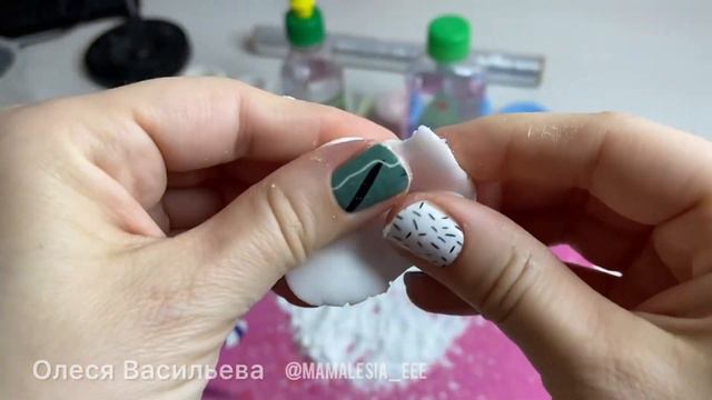 Масса для лиц ватным игрушкам. Белоснежная и гладкая! Всего 2 ингредиента👍 смотреть онлайн