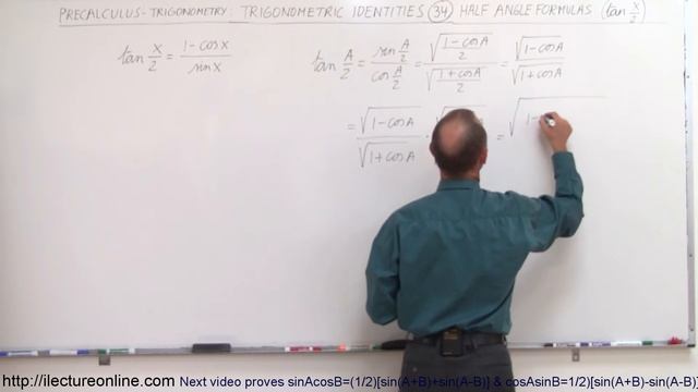 PreCalculus - Trigonometry: Trig Identities (34 of 57) Proof Half Angle Formula: tan(x/2) смотреть онлайн