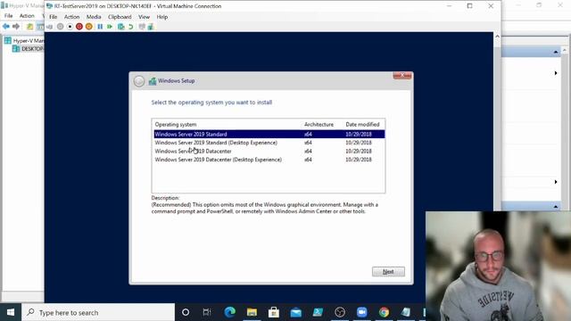 Hyper-V Setup and Windows Server 2019 Install смотреть онлайн