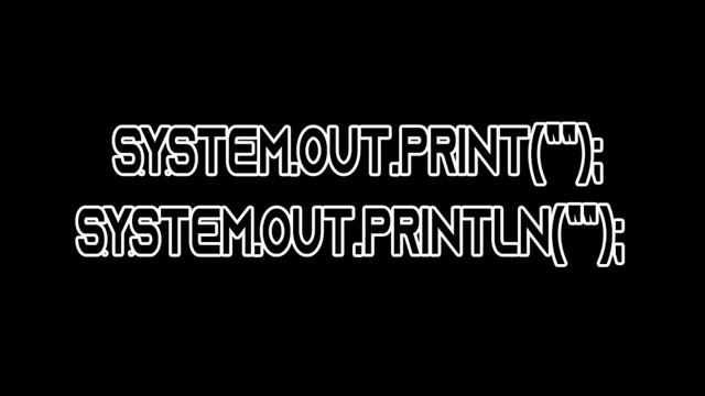 JAVA TUTORIAL 1: PRINT STATEMENTS смотреть онлайн