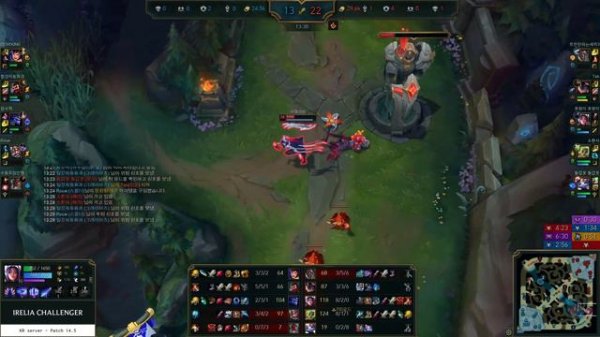 Irelia Mid vs Aurelion Sol - KR Master Patch 14.5