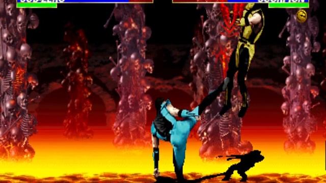 Ultimate Mortal Kombat 3 Ermac/Classic Sub-Zero VS.Scorpion смотреть онлайн