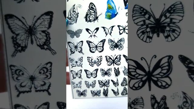 I AM WOW Слайдер для ногтей. Черно-белые бабочки/ Слайдер на водной основе / Стикер 4025 смотреть онлайн