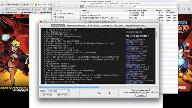 Como Instalar Mods en Minecraft 1.7.x [MAC] [FUNCIONA] смотреть онлайн